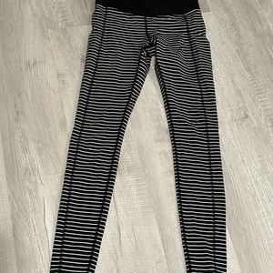 Lululemon striped legggings